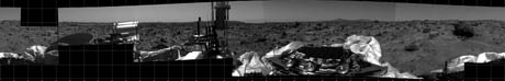 Mars Pathfinder Welcome to Mars 360-degree photomosaic